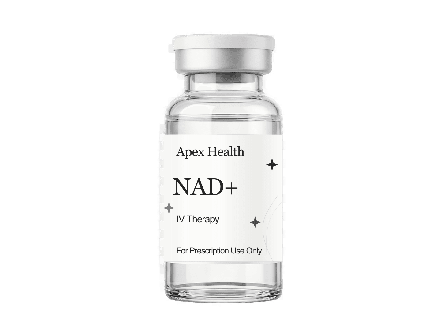 Apex Health NAD+ vial render