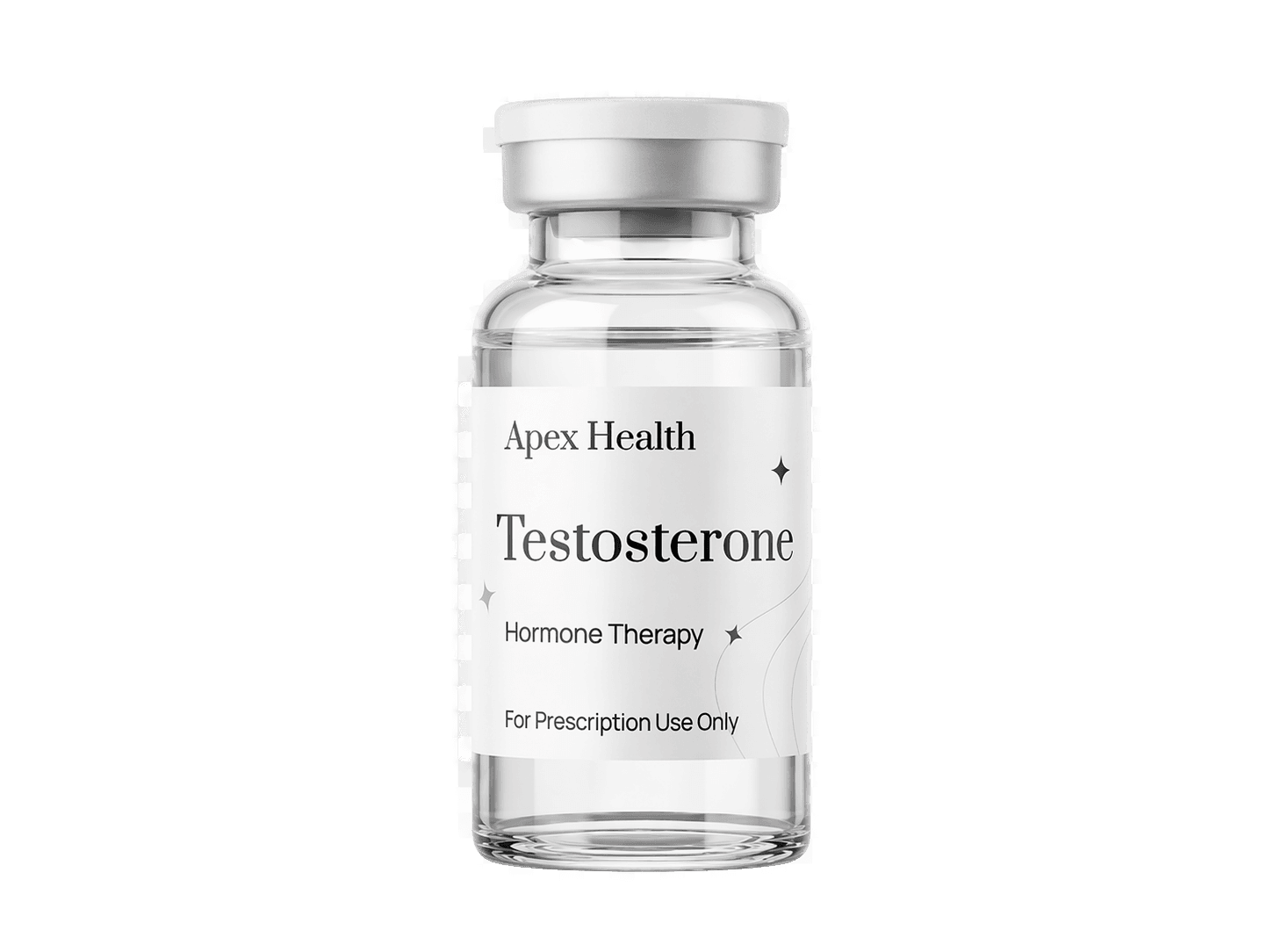 Apex Health testosterone vial render