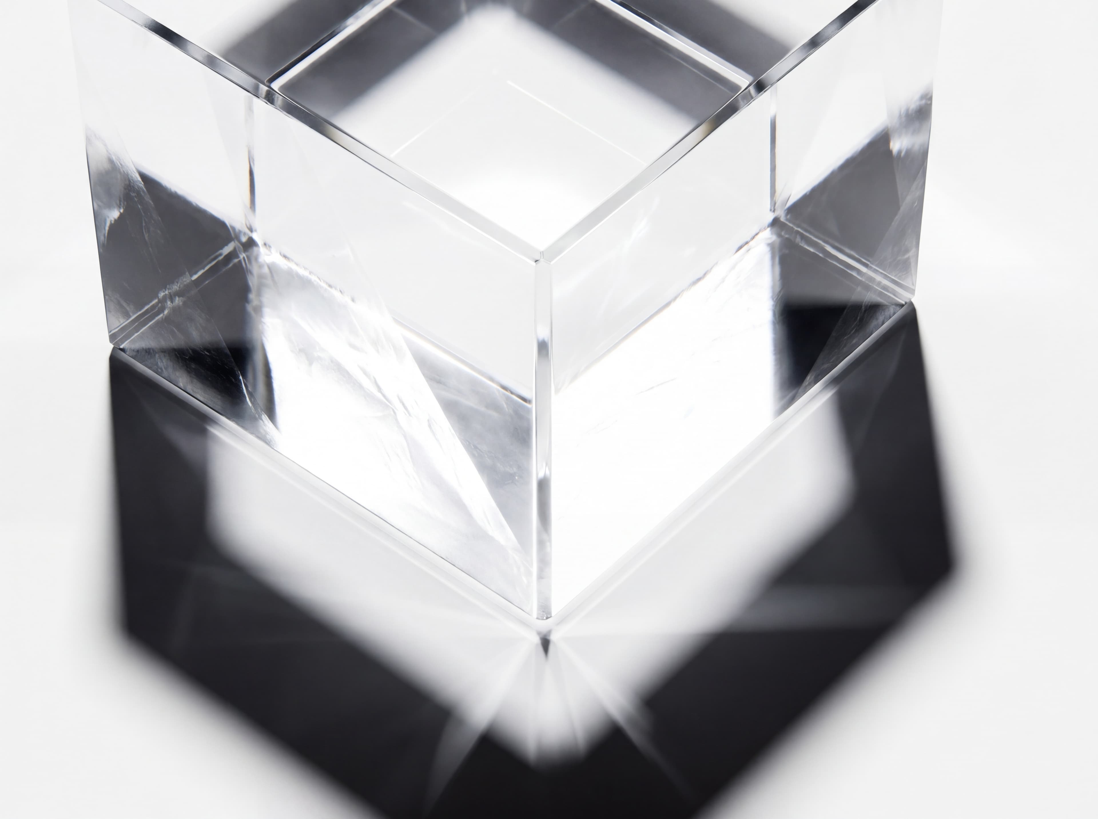 Luminous abstract clinical glass