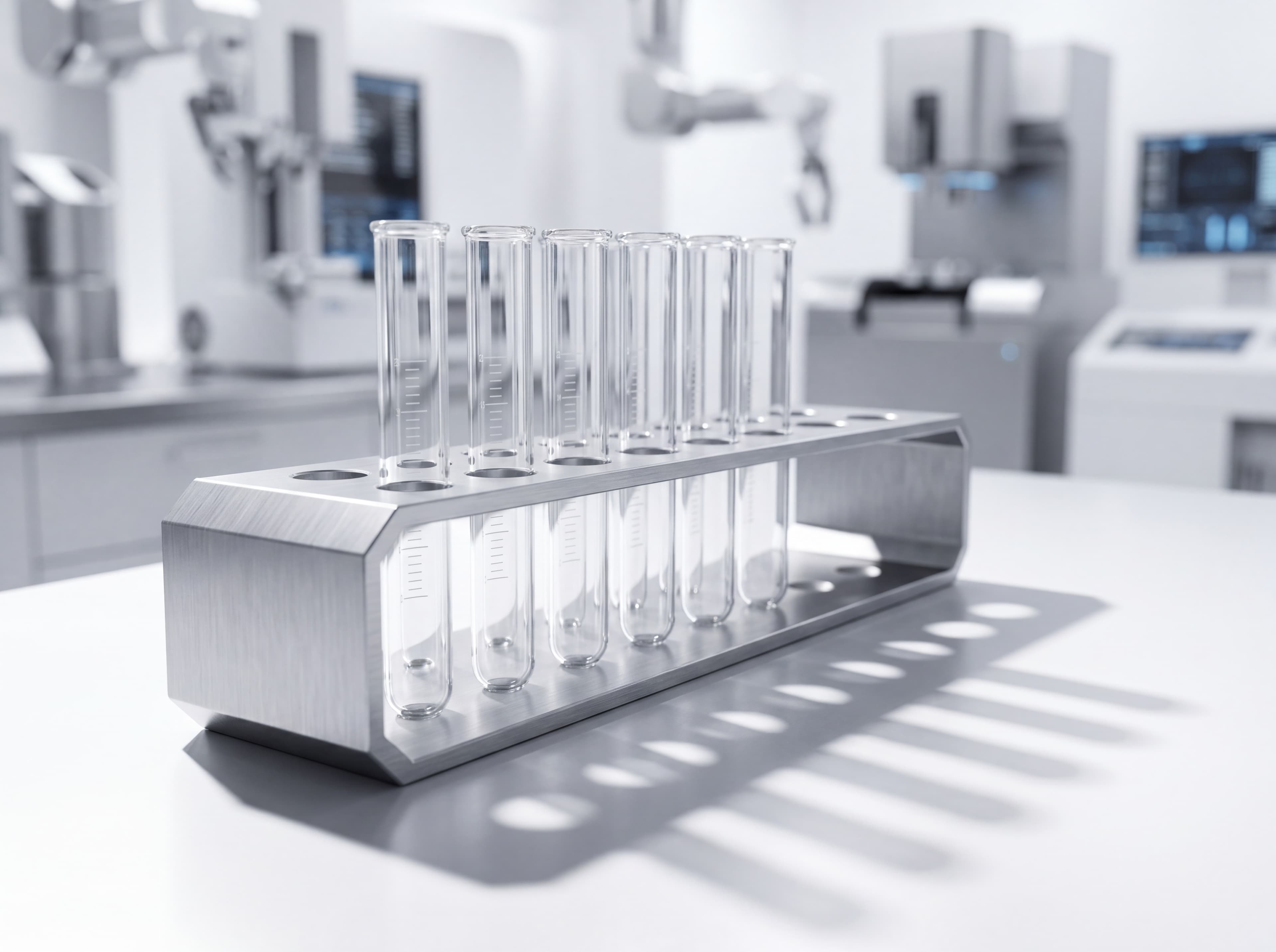Clinical lab scene